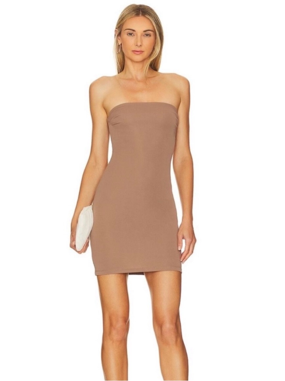 REVOLVE - LPA Thalia Mini Dress in Mushroom